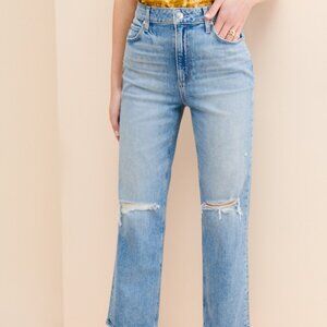 Paige Straight Ankle Jeans